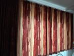 Gordijnen rood geel kleurvast, 200 cm of meer, Klassiek, Ophalen of Verzenden, Zo goed als nieuw