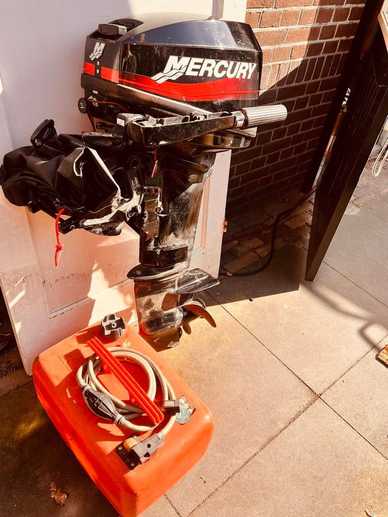 Mercury buitenboordmotor 15 pk kortstaart, Watersport en Boten, Buiten- en Binnenboordmotoren, Ophalen, 10 tot 30 pk, Gebruikt