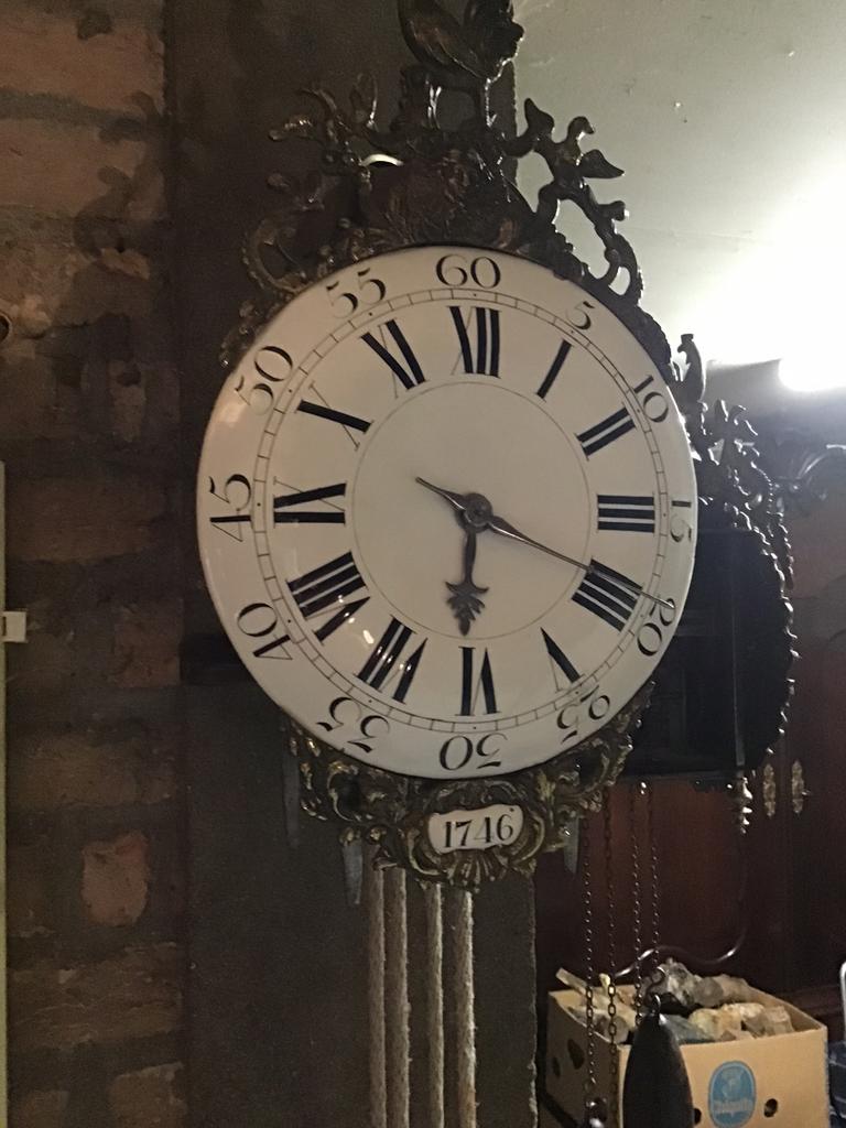 Antieke Franse Haan lantaarnklok, Ophalen of Verzenden