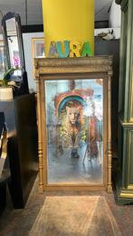 Spiegel en kastjes met decoupage .Grote kast vsnaf € 400, Huis en Inrichting, Ophalen, 100 tot 150 cm, Nieuw, Rechthoekig