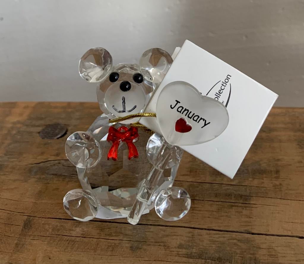 Januari sweet lake collection birthstone bear granat, Ophalen of Verzenden, Zo goed als nieuw, Figuurtje