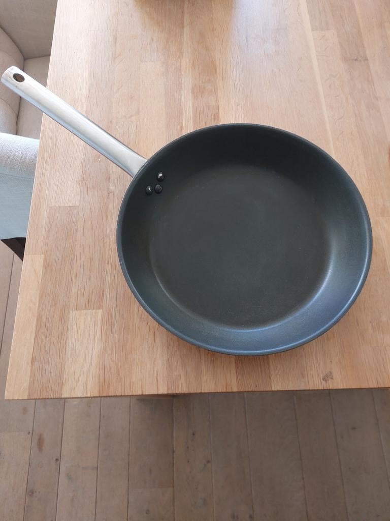 IKEA 365+ Koekenpan - RVS met antiaanbaklaag, Ophalen, Gebruikt, Rvs, Keramische plaat