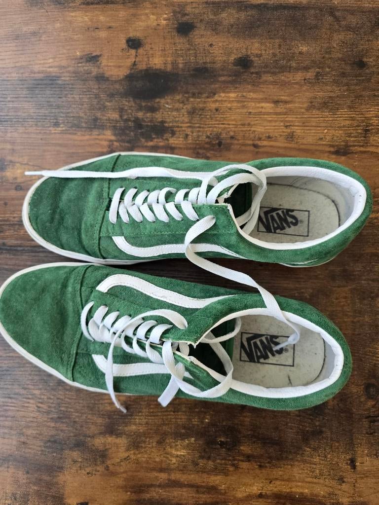 Vans Old Skool Pig Suede - Fairway/True White - Maat 46, Ophalen of Verzenden