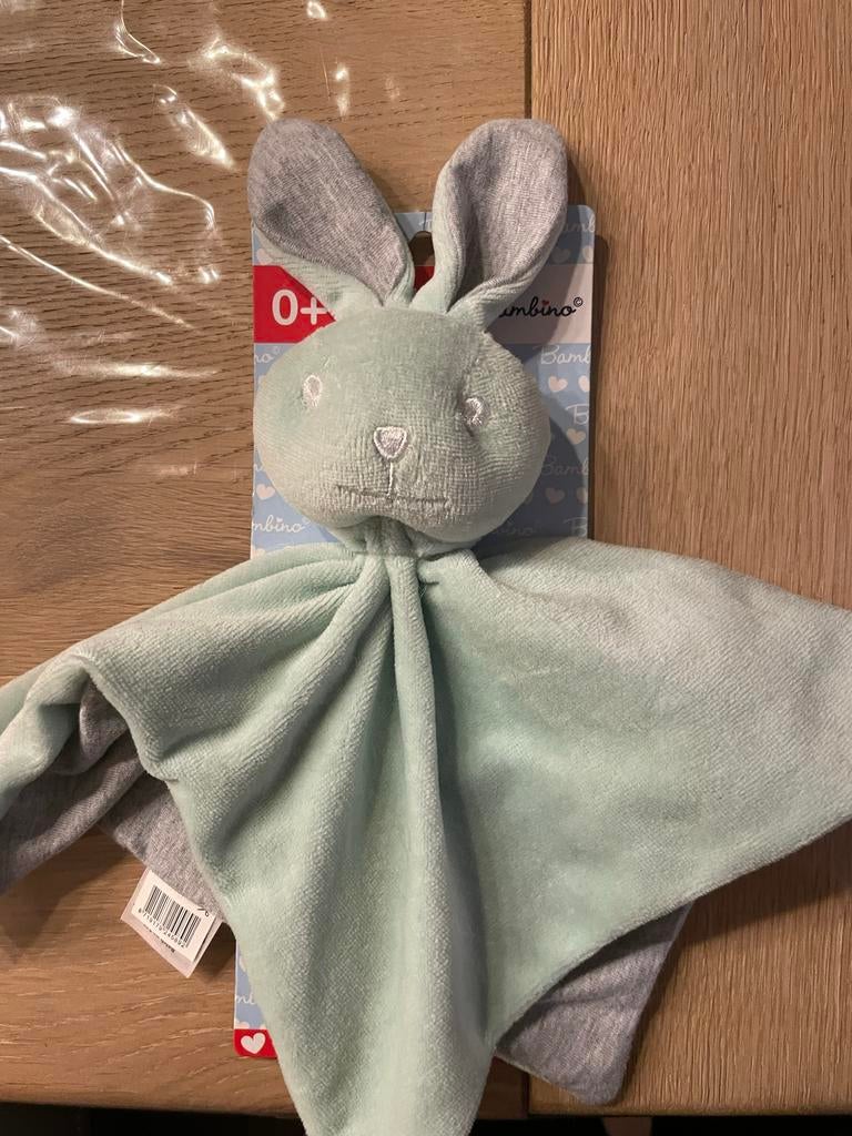 Knuffeldoek konijn van bambino, Ophalen of Verzenden, Nieuw, Konijn