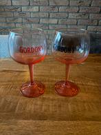 2 Gordon's Gin Glazen - Roze, Glas of Glazen, Ophalen of Verzenden, Overige stijlen, Glas