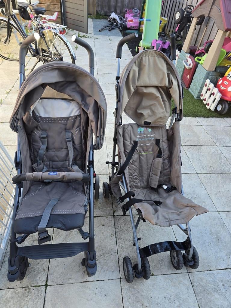 Buggy's per stuk - Chicco en onbekend merk, Ophalen, Gebruikt, Overige merken, Zonnekap