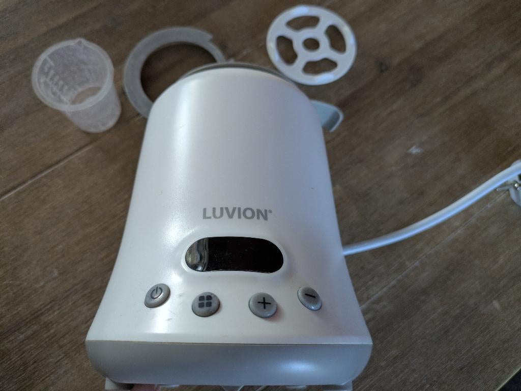 Luvion flessenwarmer 4 in 1, Ophalen of Verzenden, Zo goed als nieuw, Flessen- of potjesverwarmer