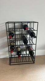 Wijnrek gietijzer 24 fles, Huis en Inrichting, Woonaccessoires | Wijnrekken, Ophalen, 50 tot 75 cm, 15 tot 25 flessen, Zo goed als nieuw