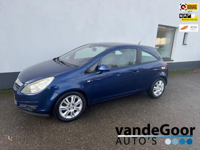 Opel Corsa 1.4-16V Cosmo, '08, airco, trekhaak, cruise, lm-v, Auto's, Opel, Bedrijf, Te koop, Corsa, ABS, Airbags, Airconditioning