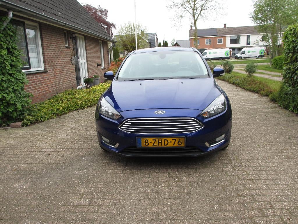 Ford Focus 1.0 Ecoboost 92KW 5D 2015 Blauw, Auto's, Ford, Particulier, Focus, ABS, Airbags, Airconditioning, Apple Carplay, Automatische klimaatregeling