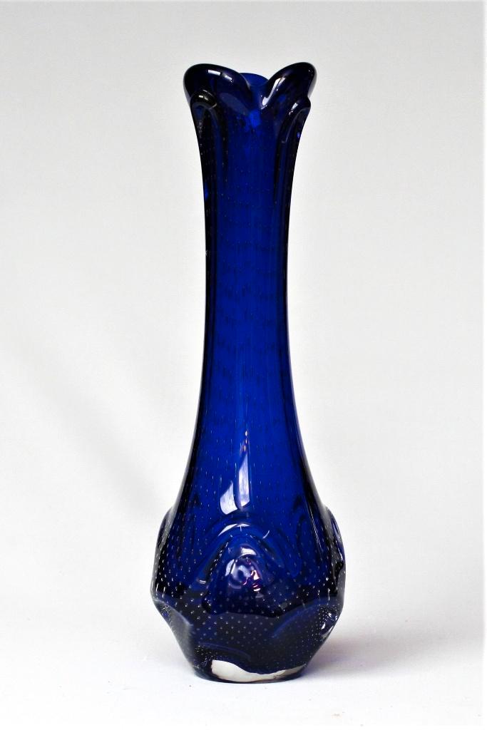 Murano Bullicante Vaas ( attr ) Archimede Seguso, Antiek en Kunst, Antiek | Glas en Kristal, Ophalen of Verzenden