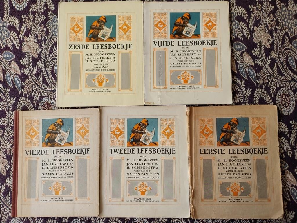 Oude leesboekjes lagere school, Antiek en Kunst, Ophalen of Verzenden