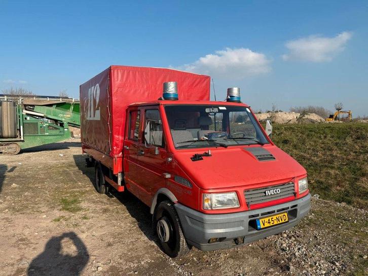 Iveco Fiat 1995, Auto's, Bestelauto's, Particulier, Iveco, Diesel, Handgeschakeld, Geïmporteerd, Rood, Achterwielaandrijving