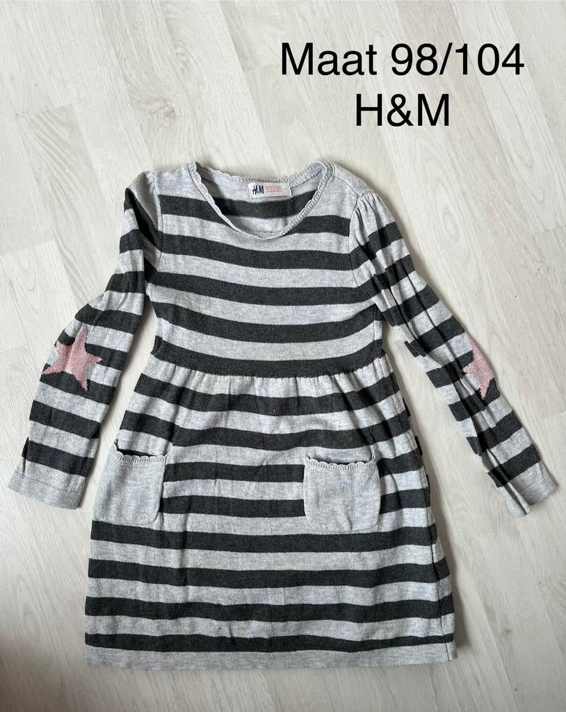 Leuk jurkje, maat 98/104, merk: H&M, Kinderen en Baby's, Kinderkleding | Maat 98, Ophalen of Verzenden, Zo goed als nieuw, Meisje