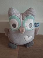 Knuffel uil Tiamo mint groen grijs mintgroen L388, Ophalen of Verzenden, Zo goed als nieuw, Overige typen