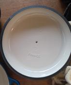 Le Creuset braadpan Signature Azure 24 en 30, Huis en Inrichting, Gietijzer, Ophalen of Verzenden, Zo goed als nieuw, X