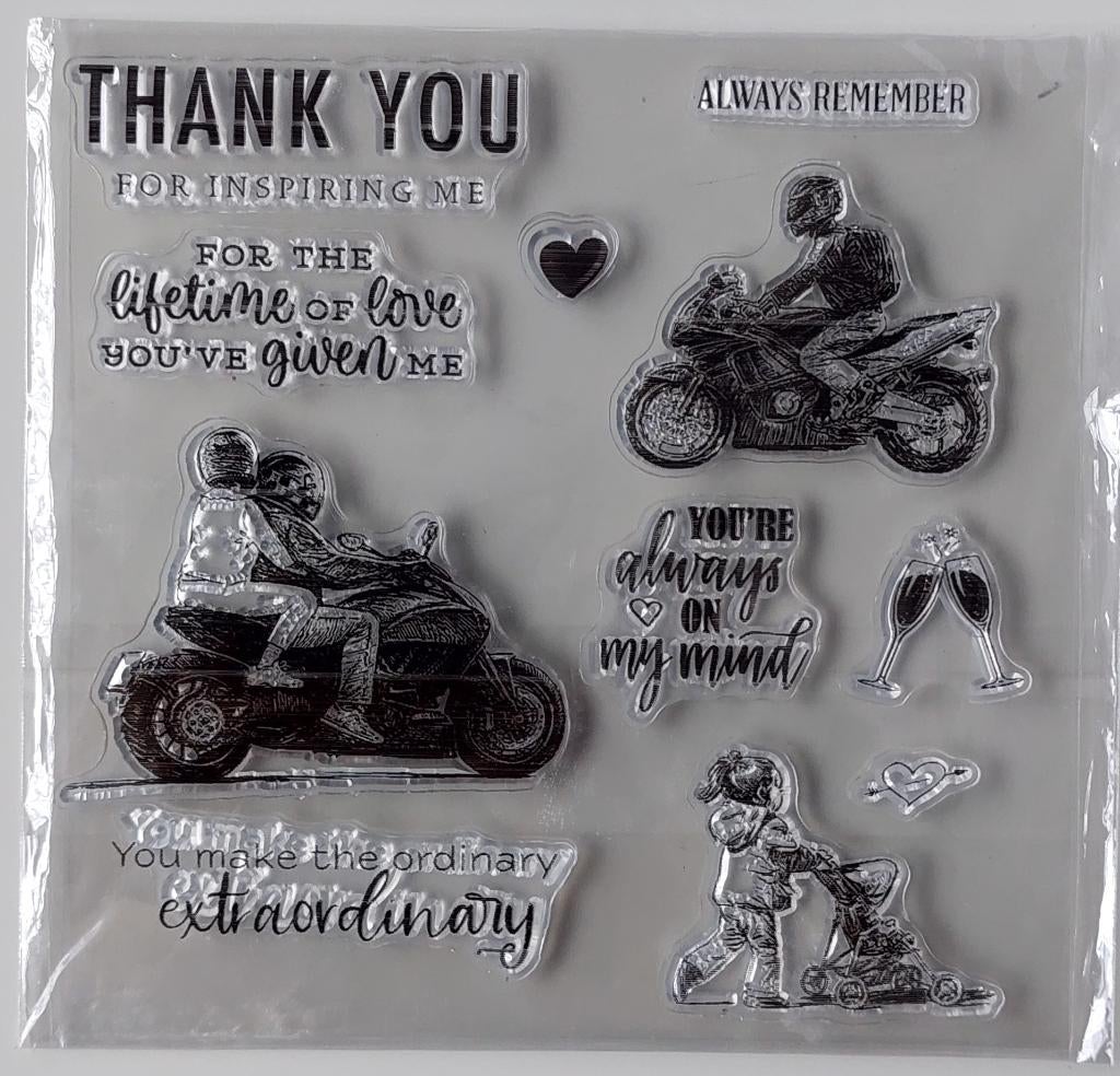 s. wegens inkrimpen hobby 9 STEMPELS (2), Hobby en Vrije tijd, Stempelen, Nieuw, Clearstamp, Verzenden