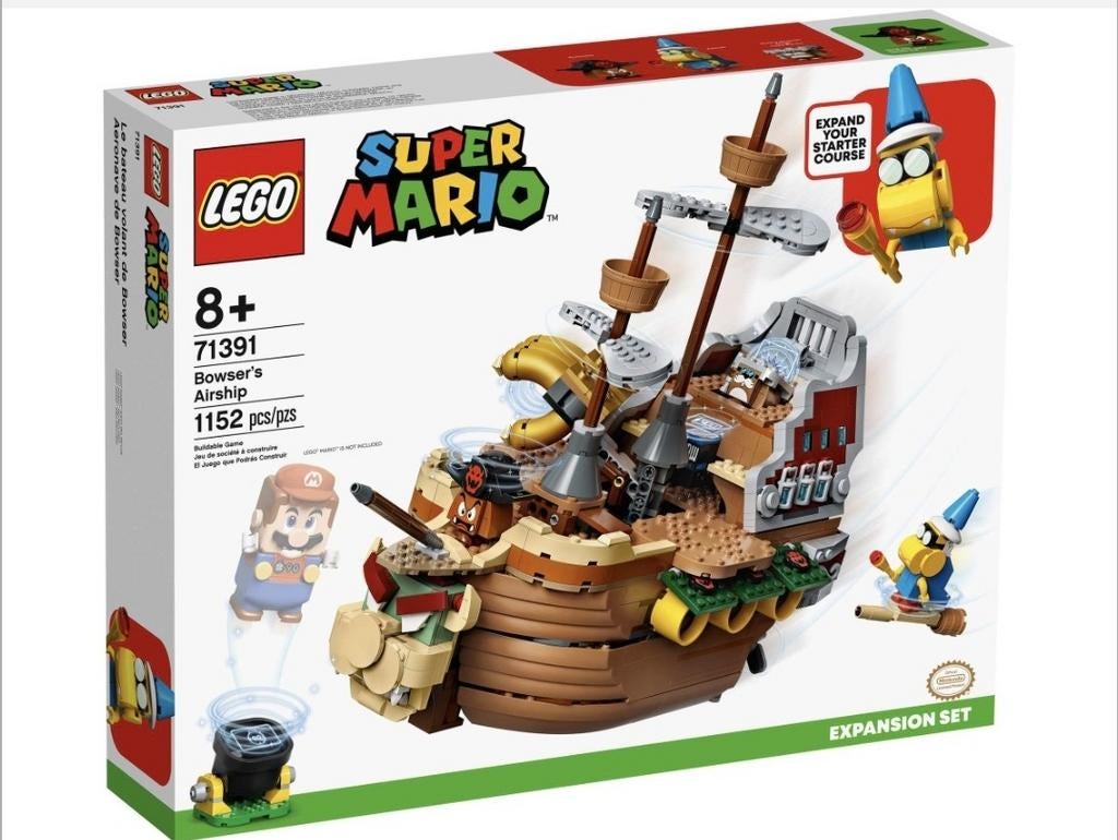 Lego Super Mario 71391 Bowser's Airship, Lego, Nieuw, Ophalen of Verzenden, Ongeopend/sealed