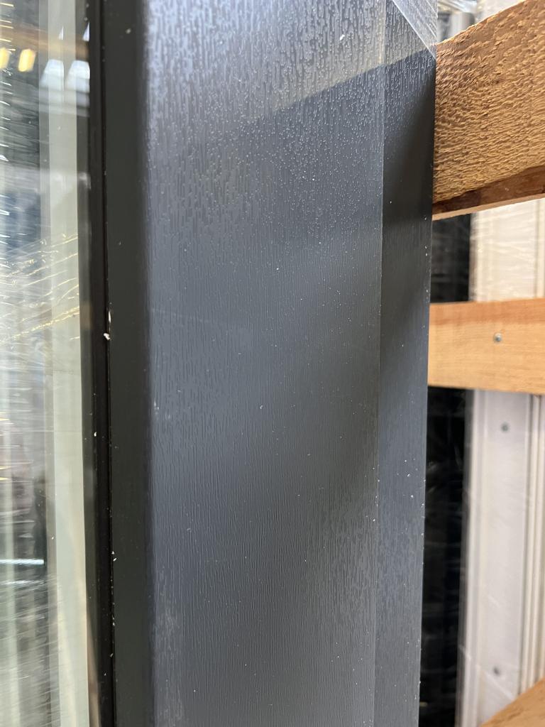 Kunststof buitendeur intrekprofiel antraciet 102x206, Niet ingevuld, 80 tot 100 cm, Niet ingevuld, Nieuw