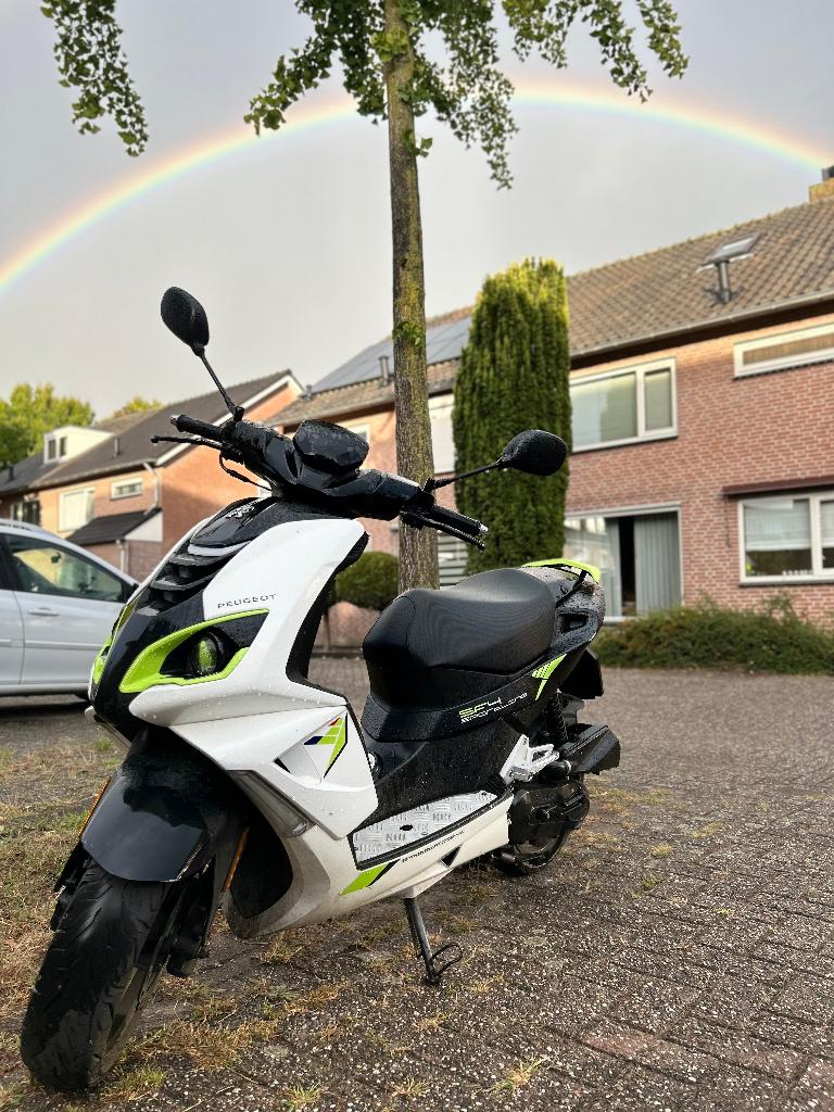 Peugeot Speedfight 4 2021, Fietsen en Brommers, Scooters | Peugeot, Ophalen, Gebruikt, Maximaal 45 km/u, 49 cc