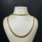 14k gouden ketting massief cuban schakel, Ophalen of Verzenden, Nieuw, Goud