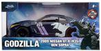 Jada Toys: Godzilla - 2009 Nissan GT-R (R35) Ben Sopra 1:32, Overige merken, Auto, ., Nieuw