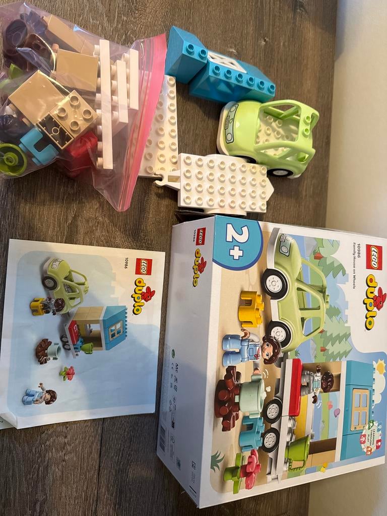 Lego Duplo Familiehuis op Wielen 10986 - Compleet, Ophalen, Zo goed als nieuw, Complete set, Lego