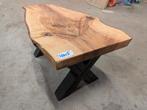 LEEGVERKOOP!! Eiken salontafels boomstamtafel epoxy Deens, Huis en Inrichting, Tafels | Salontafels, Rond, Nieuw, Minder dan 50 cm
