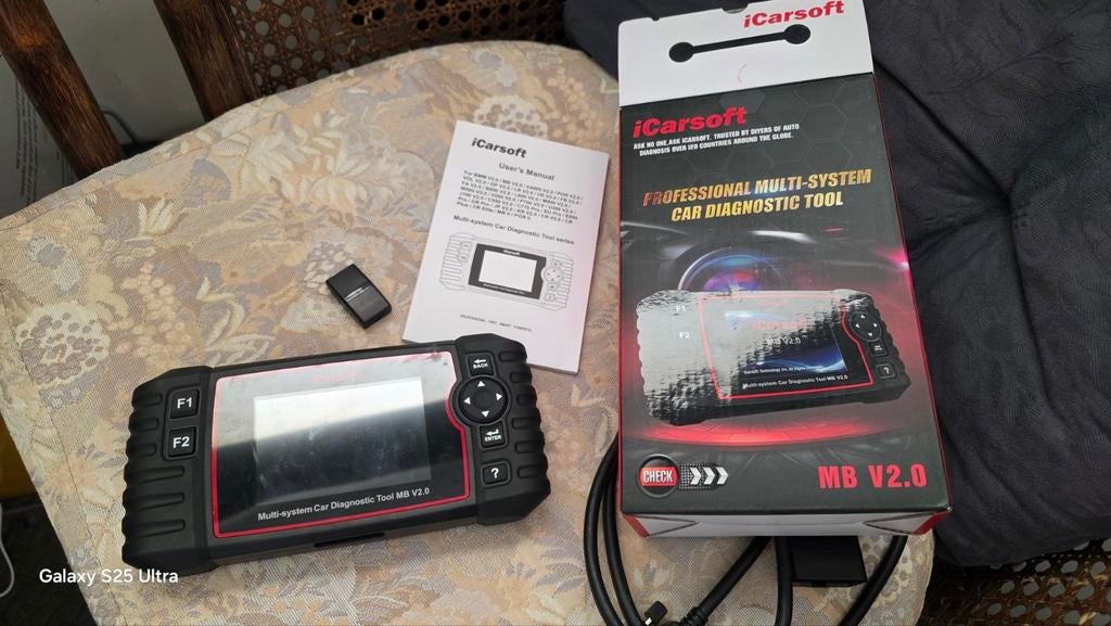 iCarsoft Mercedes-Benz v2.0 Diagnosetool, Ophalen of Verzenden, Zo goed als nieuw