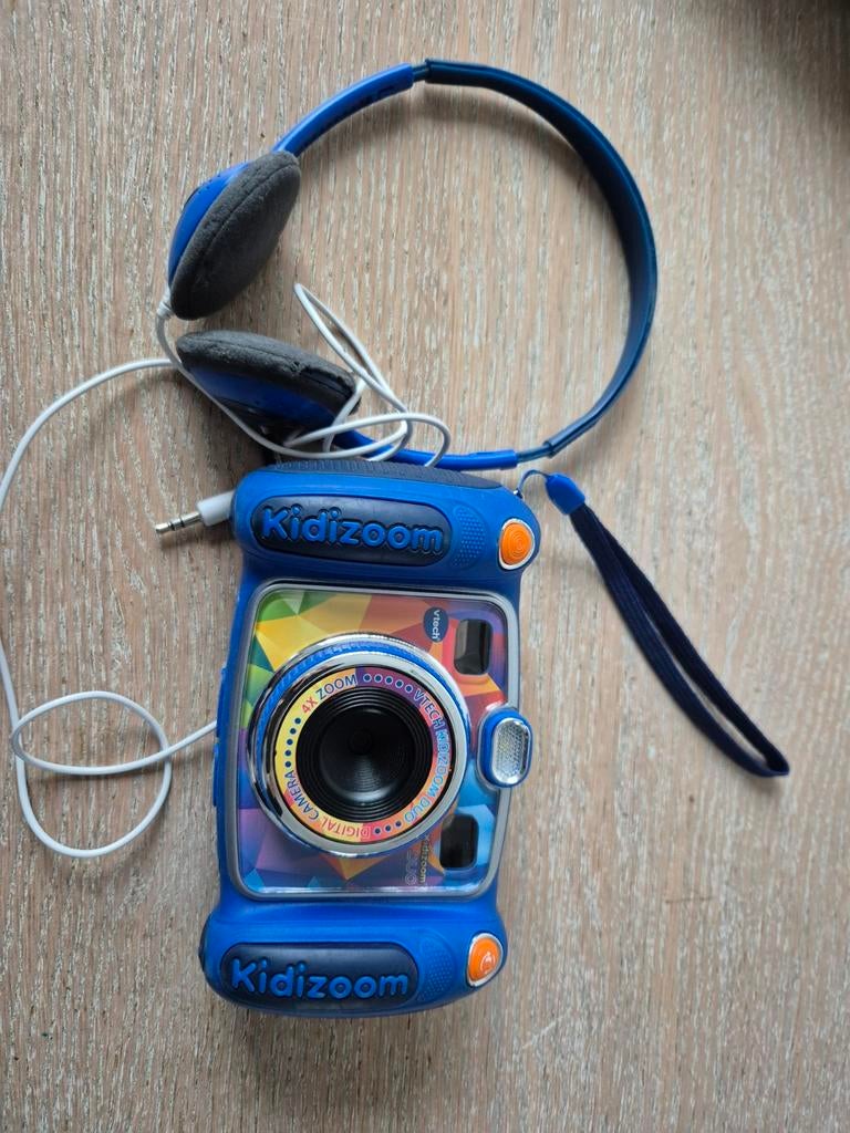 Vtech Kidizoom camera blauw, Kinderen en Baby's, Speelgoed | Vtech, Ophalen of Verzenden, Gebruikt