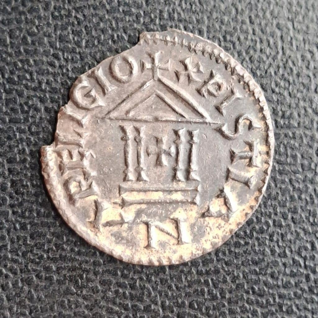 Denier lodewijk de vrome zilver karolingen middeleeuws, Postzegels en Munten, Munten | Nederland, Vóór koninkrijk, Zilver, Losse munt