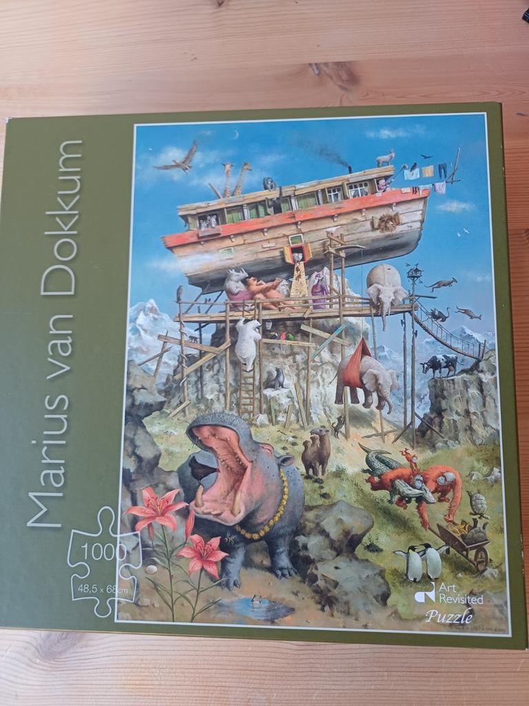 Marius van Dokkum puzzel,  1000 stukjes, Hobby en Vrije tijd, Ophalen, 500 t/m 1500 stukjes