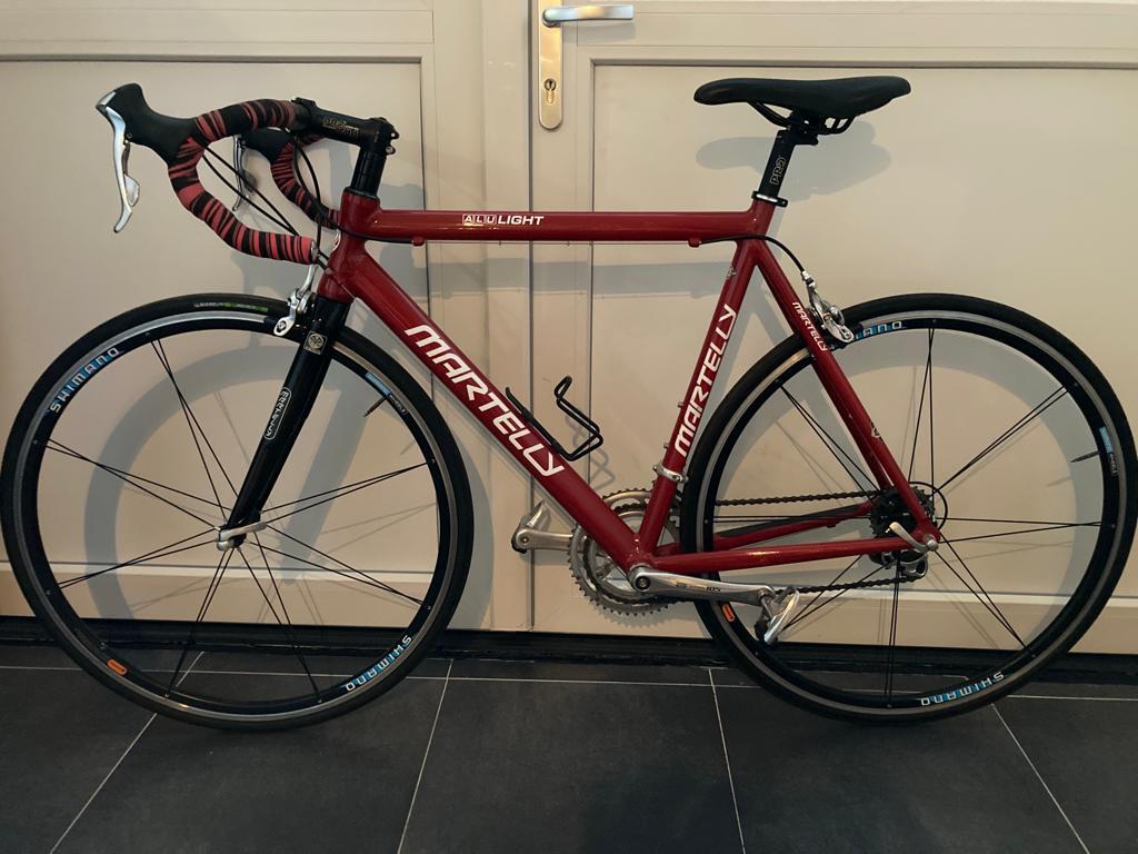 Martelly racefiets, Aluminium, Zo goed als nieuw, Meer dan 20 versnellingen, Ophalen