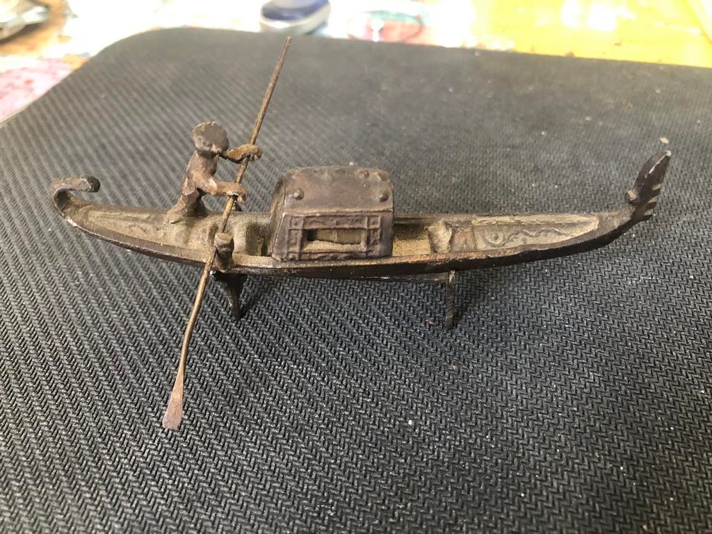 Venetiaanse gondel  ? Inktstel  zie info, Antiek en Kunst, Ophalen of Verzenden