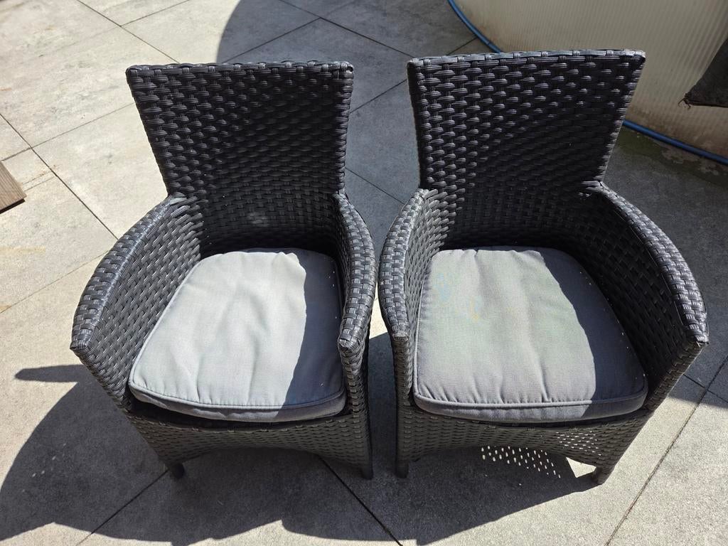 2 PR Design kinder tuinstoelen met kussens, Tuin en Terras, Tuinstoelen, Ophalen, Gebruikt, Kunststof, Verstelbaar