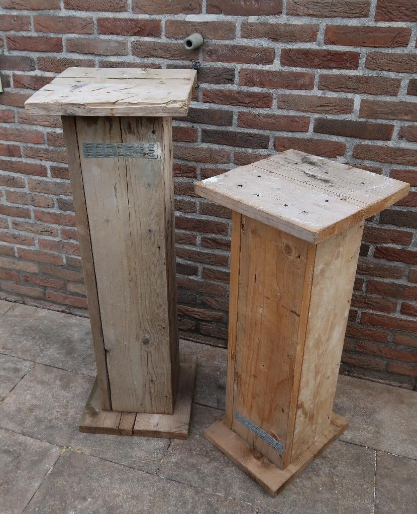 Sokkels / Zuilen, Ophalen, Gebruikt