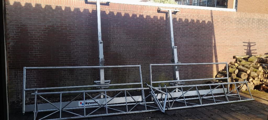 Opduwsteiger gevel Skyworks, Ophalen, Gebruikt, Gevelsteiger, 5 meter of hoger