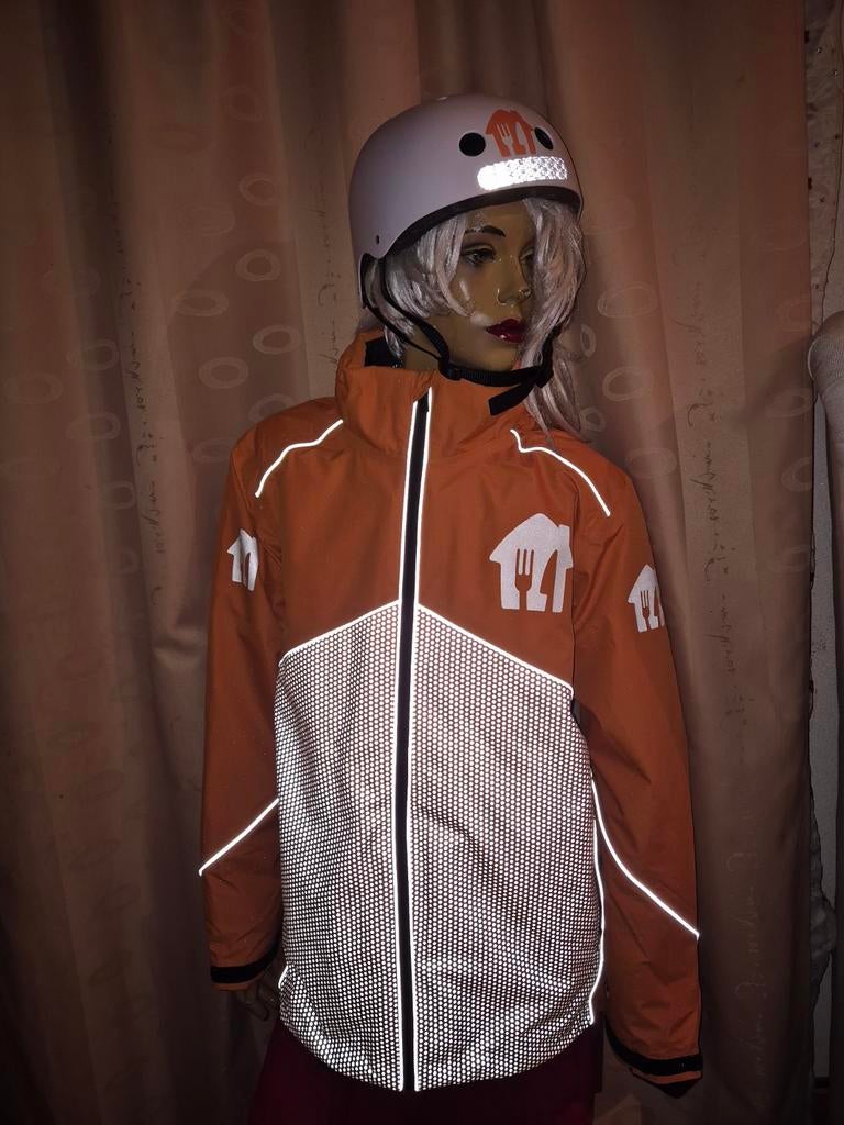 Thuisbezorgd Jas + Helm - Maat L - Nieuw, Ophalen of Verzenden, Nieuw, L, Thuisbezorgd