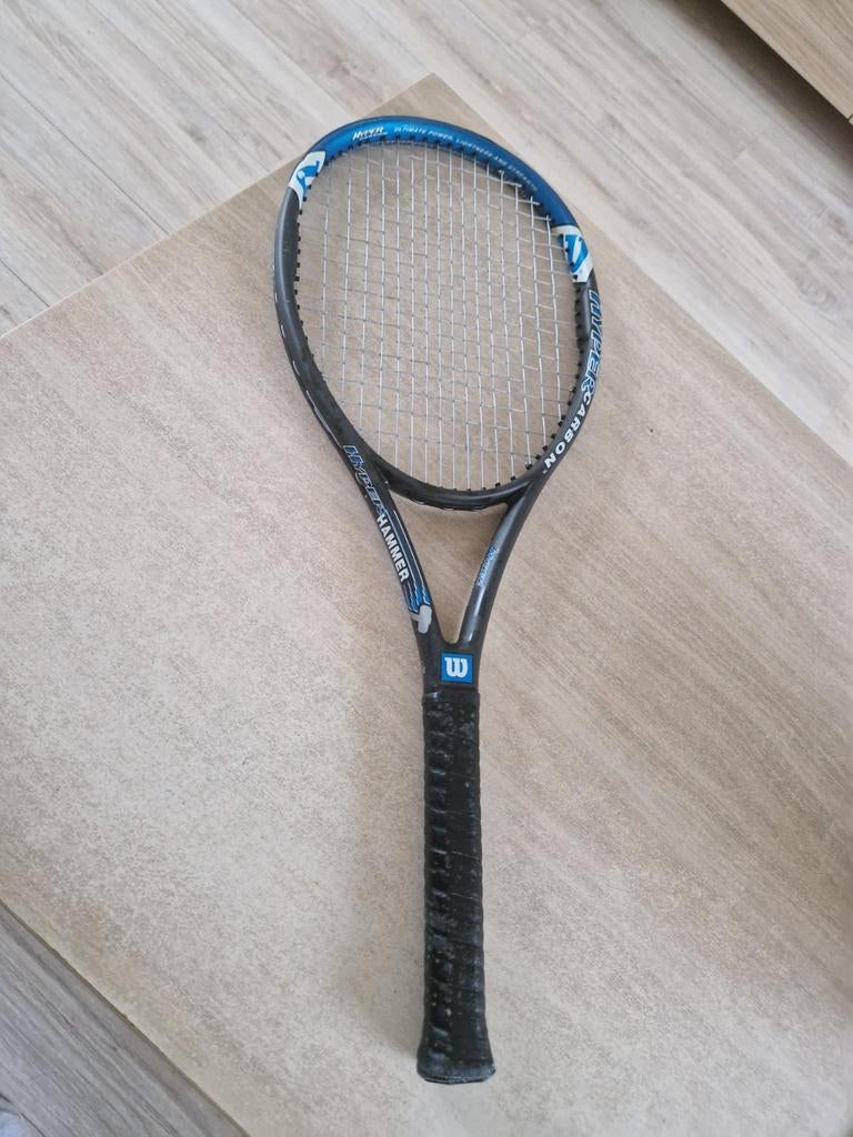 Wilson Hyper Hammer tennisracket, Sport en Fitness, Tennis, Ophalen of Verzenden, Gebruikt, Racket, Wilson
