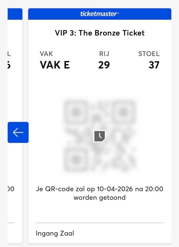 Vip Brons 2x Matt rife, Twee personen, April