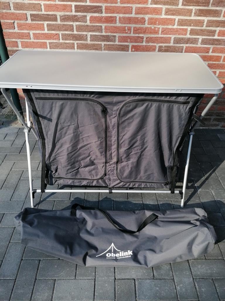 Obelink Duo Easy Camping Kast 110x55  Campingkast Inklapbaar, Caravans en Kamperen, Kampeermeubelen, Ophalen of Verzenden, Zo goed als nieuw