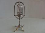 Miniatuur zilver FA13 vogelkooi zilveren miniaturen, Verzenden, Zilver