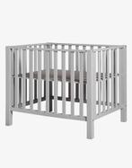 Bopita box zilver brent verstelbaar en met matras, Kinderen en Baby's, Boxen, Ophalen, Gebruikt, Rechthoekig, In hoogte verstelbaar