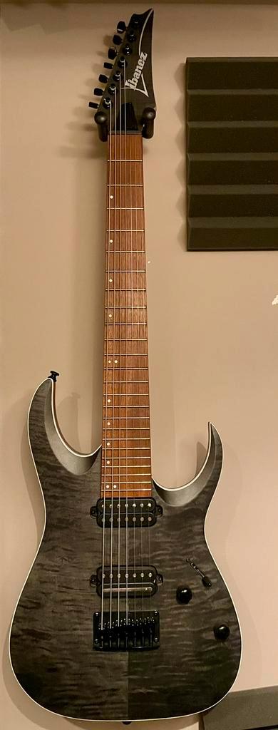 Ibanez 7-string met Petrucci elementen, Muziek en Instrumenten, Snaarinstrumenten | Gitaren | Elektrisch, Zo goed als nieuw, Solid body