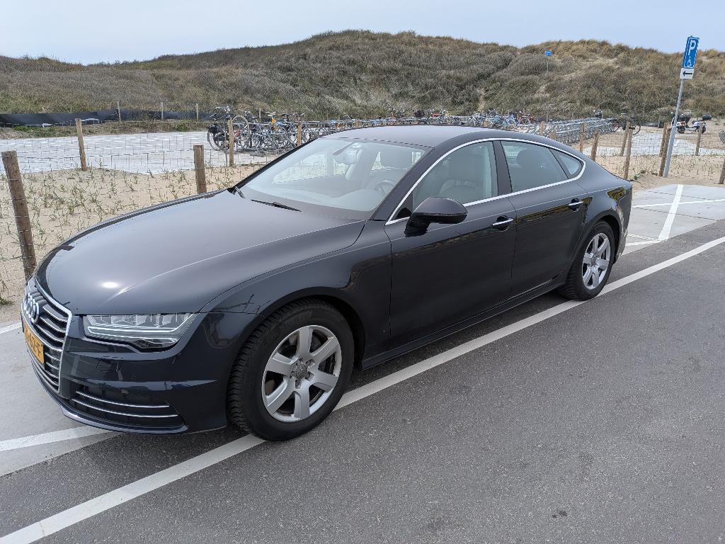 Audi A7 3.0 TDI Quattro – Zeer goed onderhouden - 125.000 km, Auto's, Audi, 1800 kg, Euro 6, 2000 kg, Blauw