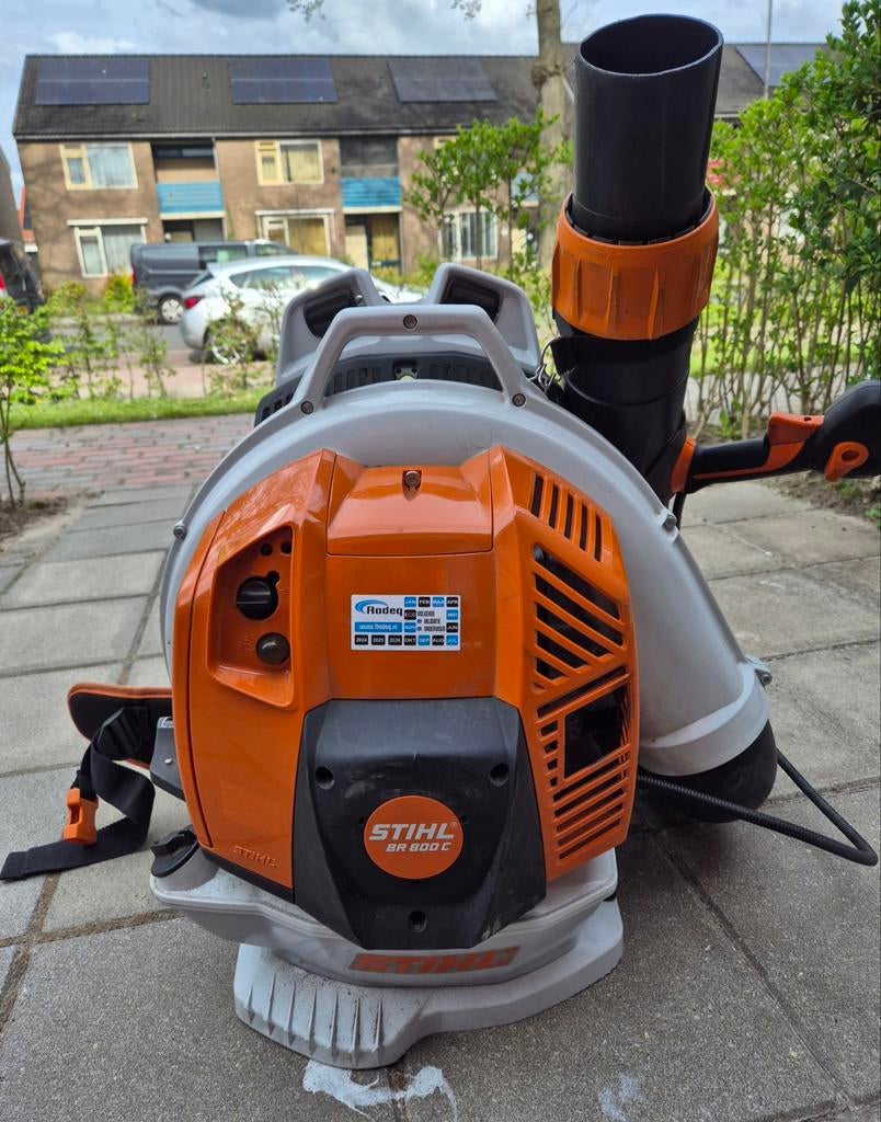 Stihl BR 800 C Bladblazer - Krachtig en Betrouwbaar, Tuin en Terras, Bladblazers, Ophalen, Gebruikt, Ruggedragen, Stihl