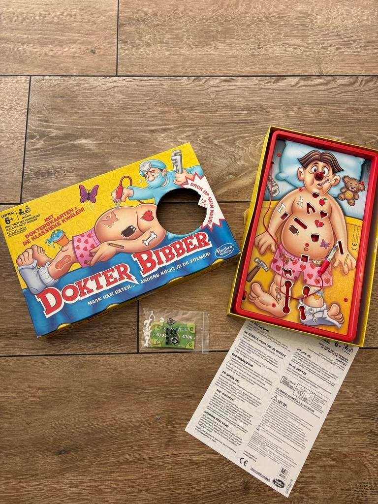 Dokter Bibber Spel - Hasbro Gaming, Een of twee spelers, Ophalen, Zo goed als nieuw