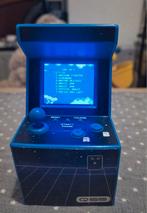Retro mini arcade console 240 games – blauw, Spelcomputers en Games, Spelcomputers | Overige, Ophalen of Verzenden, Zo goed als nieuw