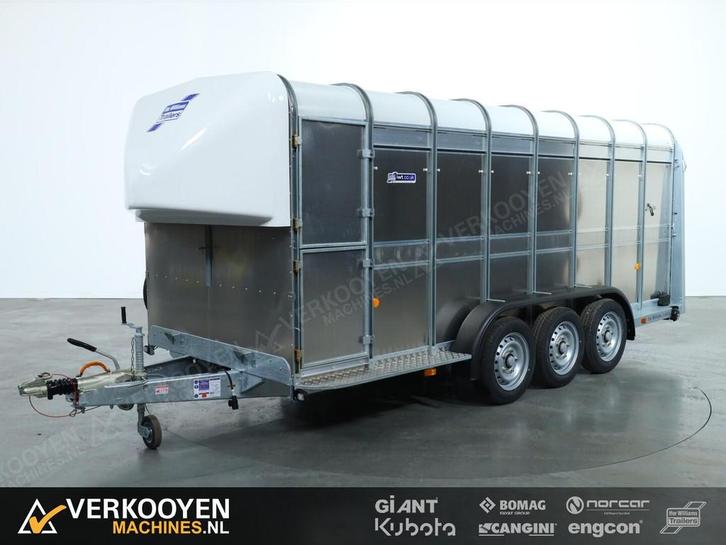 2025 Ifor Williams TA510 16x6 (497x178x182cm) Veetrailer 3-a, Zakelijke goederen, Agrarisch | Werktuigen, Veehouderij, Overige typen