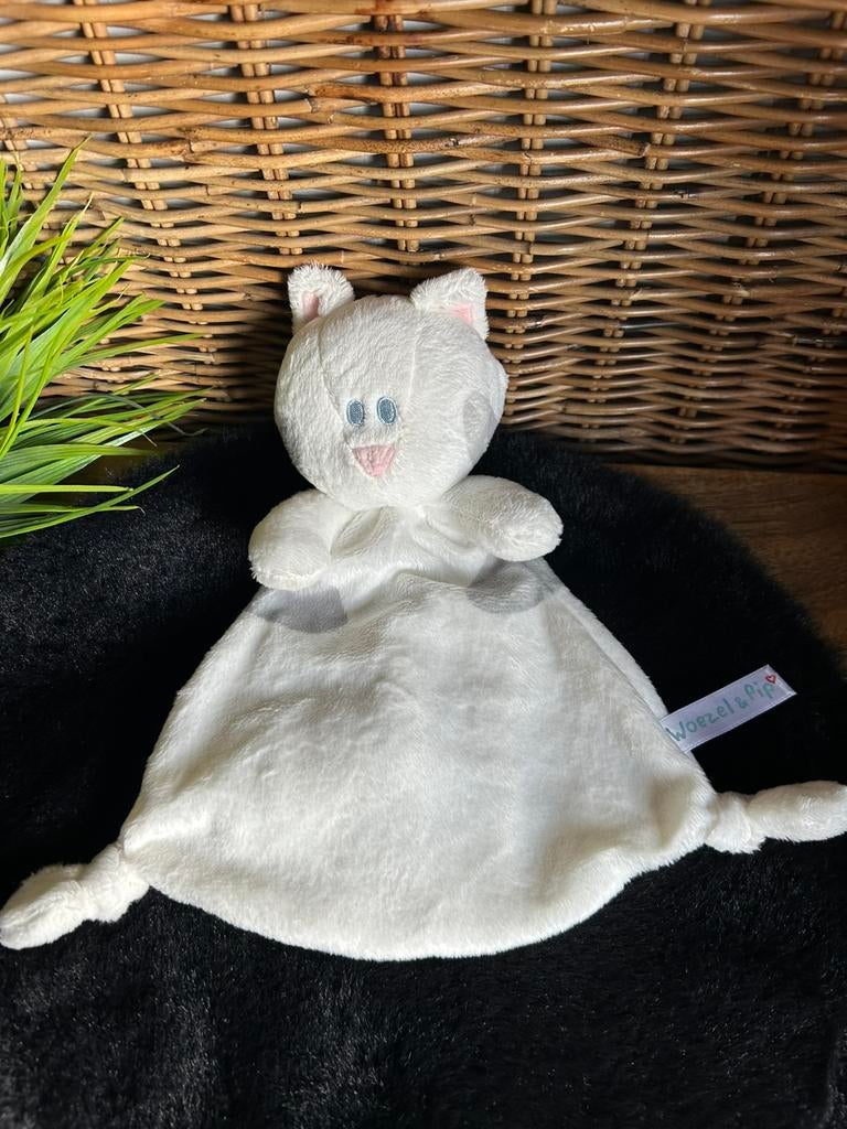 Buurpoes woezel en pip knuffeldoekje knuffeldoek knuffel, Ophalen of Verzenden, Zo goed als nieuw, Kat